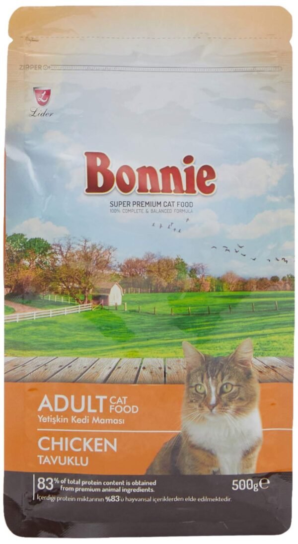 Bonnie Cat Food Adult 500gm